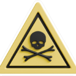 TRIANGULAR DANGER STICKER