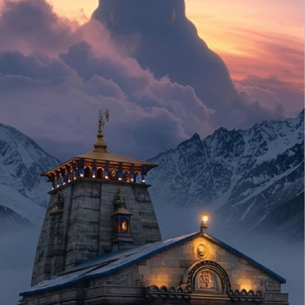 KEDARNATH TEMPLE MOBILE STICKER