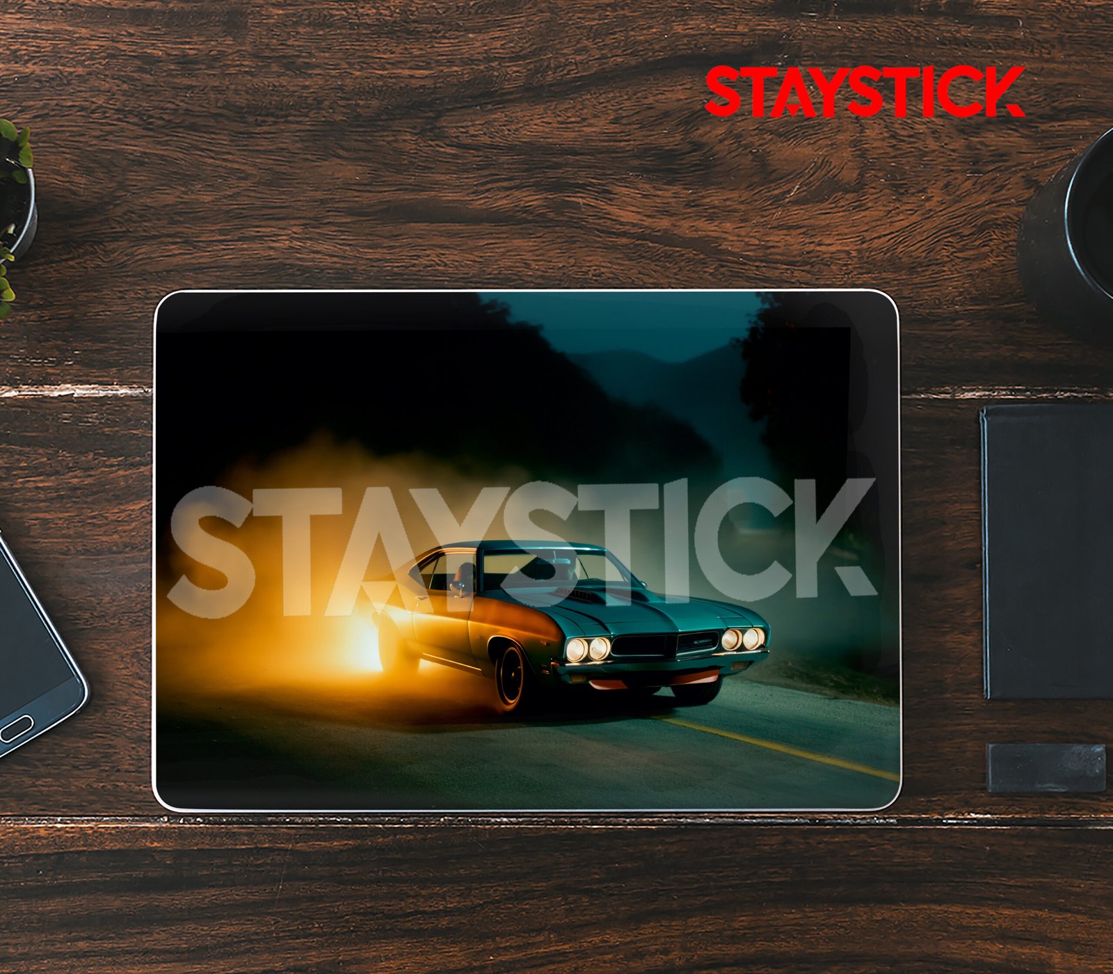 MOC 1 CAR 3 LAPTOP SKIN STICKER - Image 1