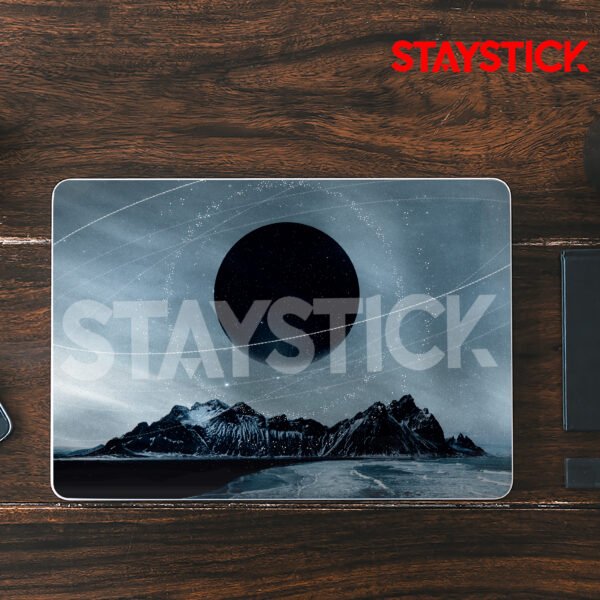 Black Moon laptop skin sticker