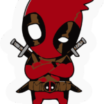 SPIDERMAN CARTOON STICKER