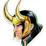 FACE CARTOON STICKER