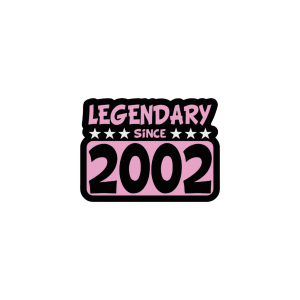 SINCE 2002 STICKER