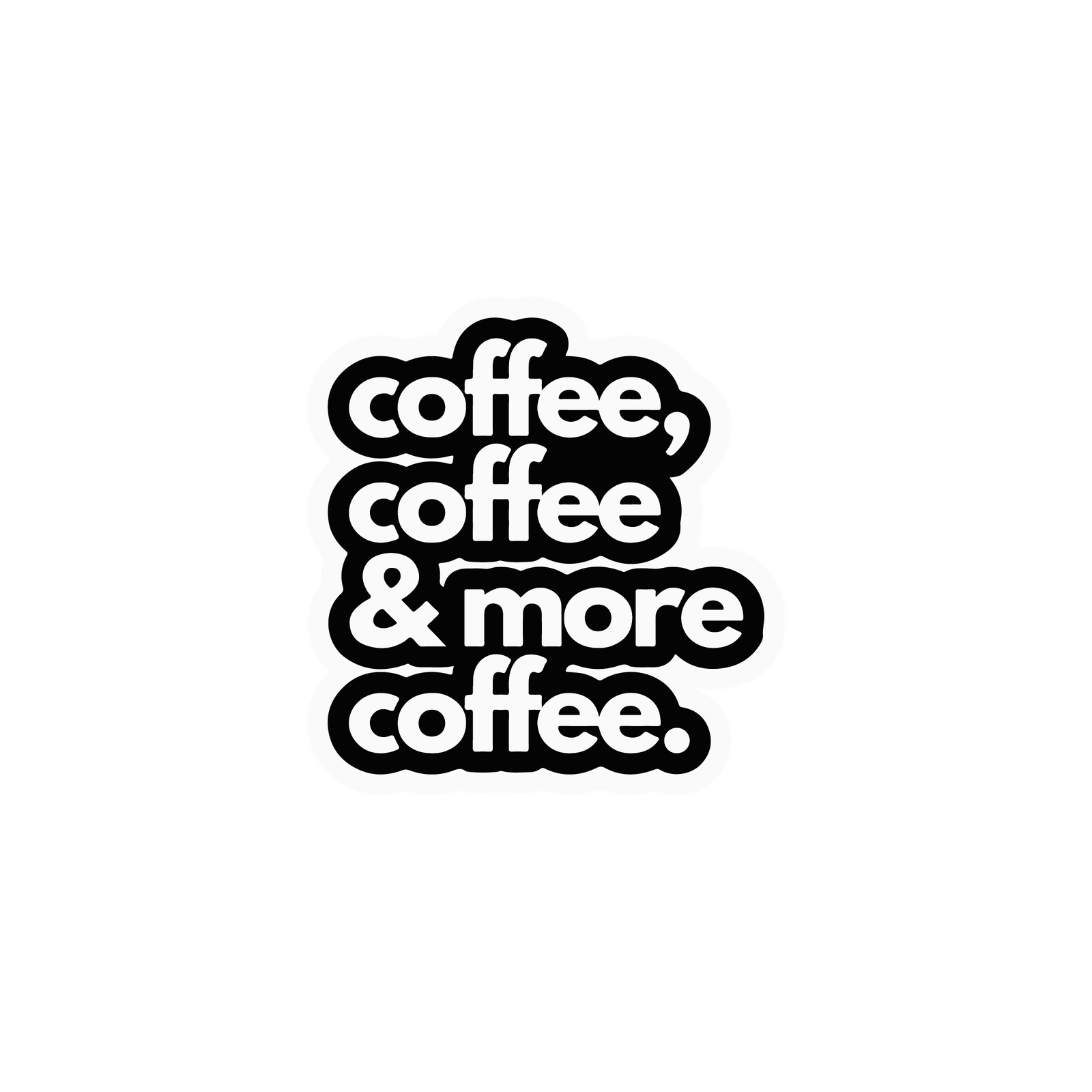 SS375533 COFFEE STICKER - Image 1
