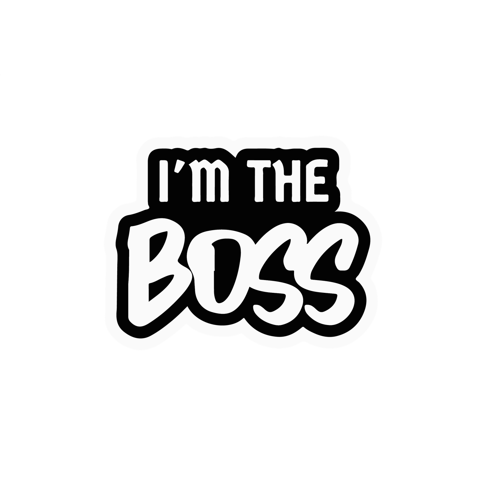 SS375537 BOSSVIBE STICKER - Image 1