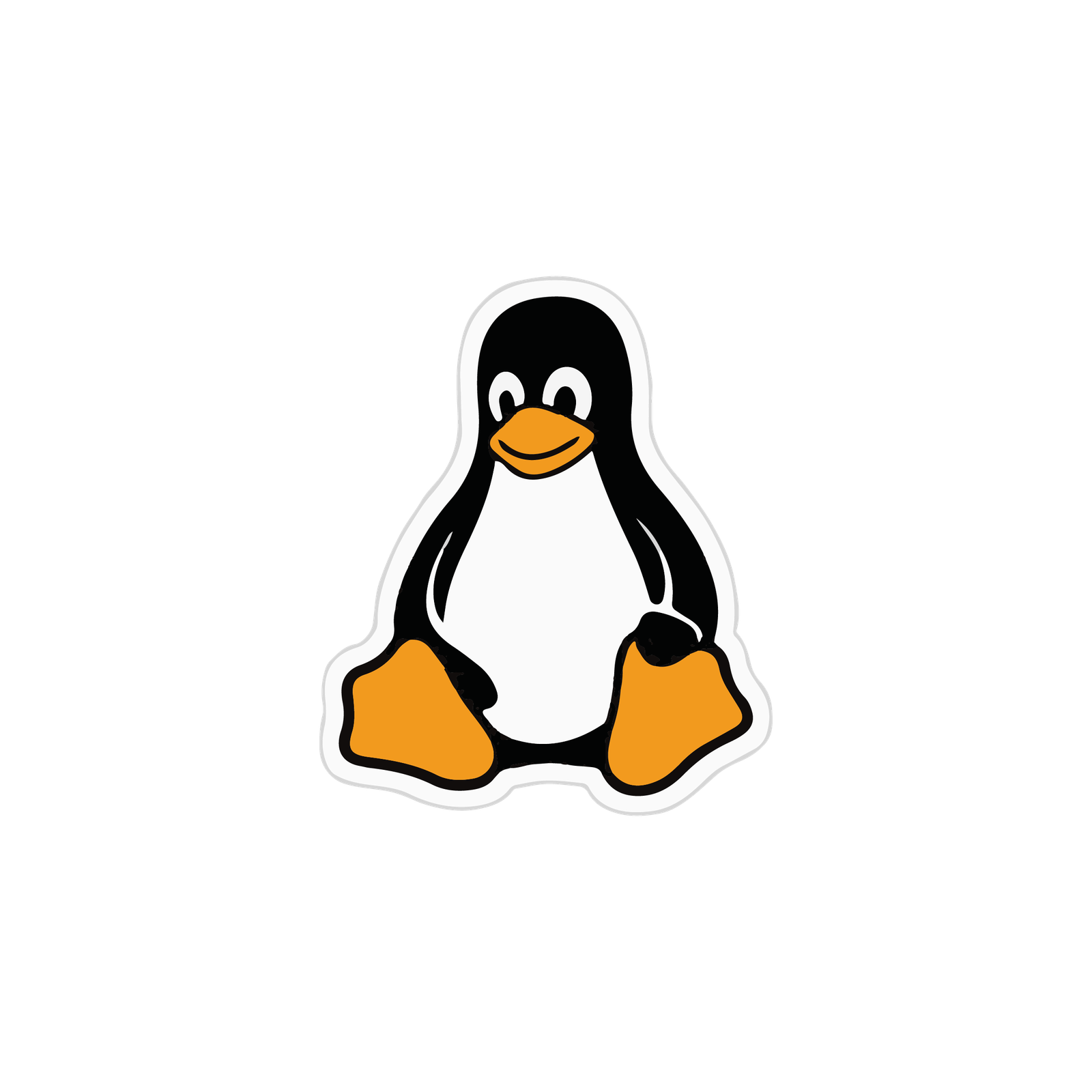 SS375540 PENGUIN STICKER - Image 1