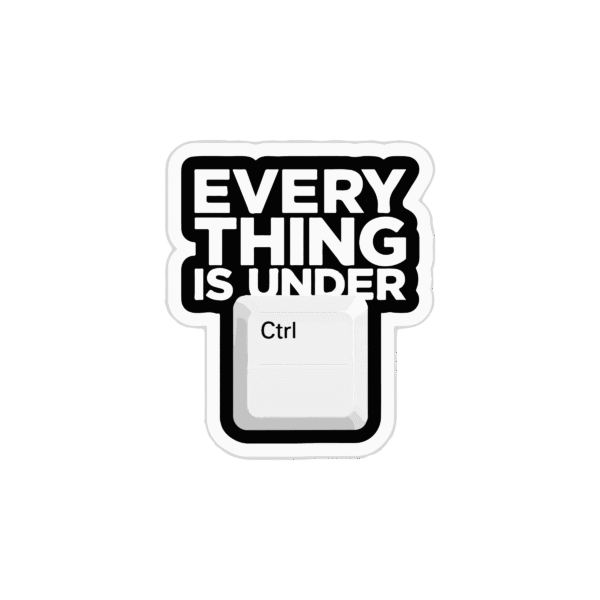 CTRL LIFE STICKER