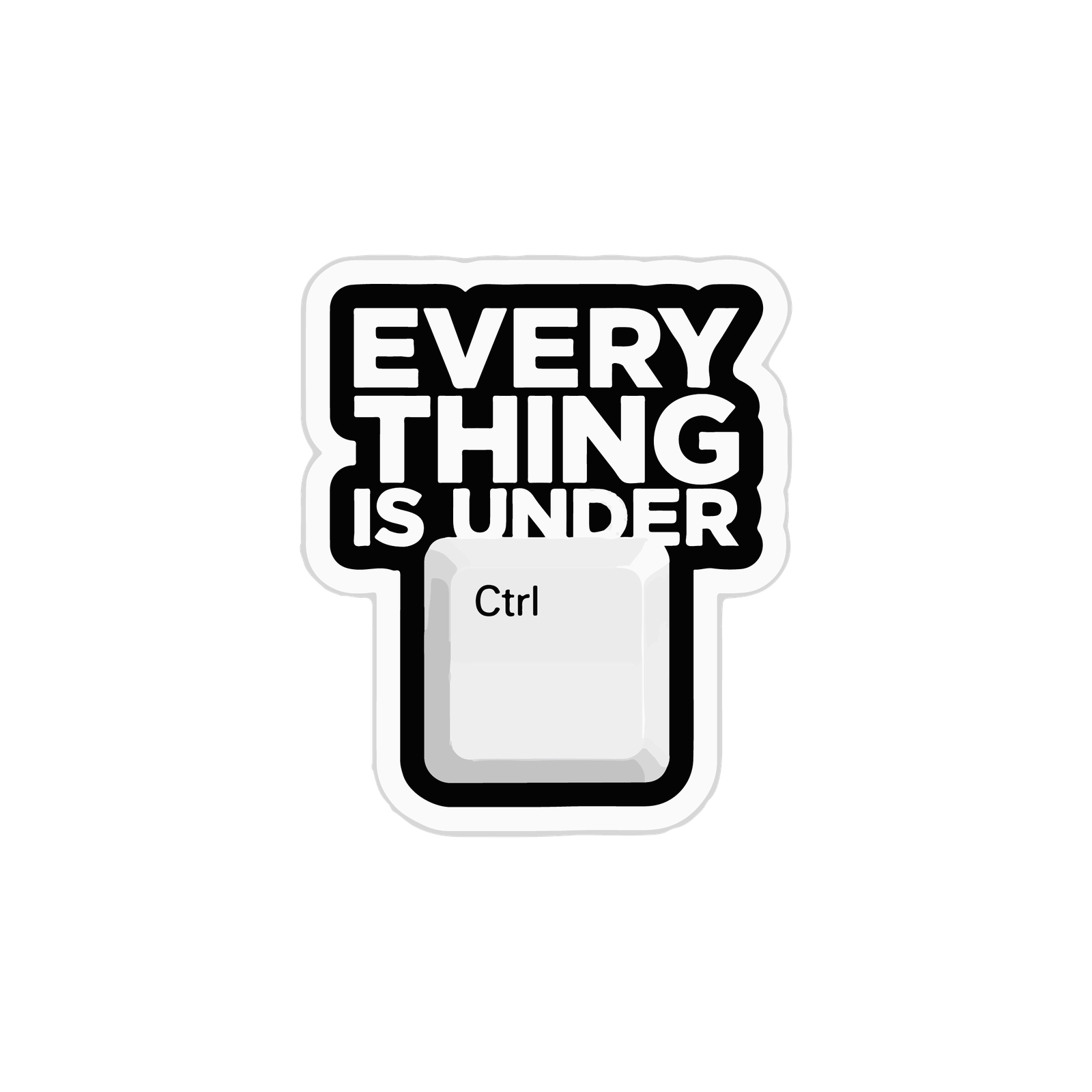 SS375546 CTRL LIFE STICKER - Image 1