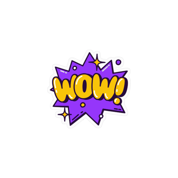 WOW STICKER
