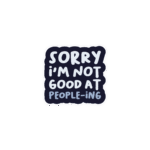 SORRY MODE STICKER