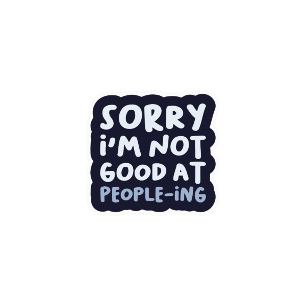 SORRY MODE STICKER