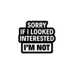 SORRY 3 STICKER