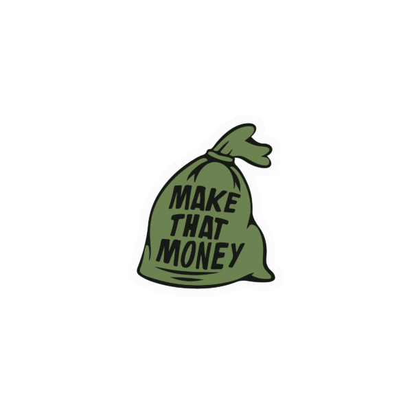 MONEY BAG STICKER