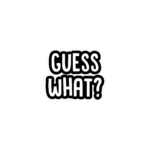 GUESS STICKER