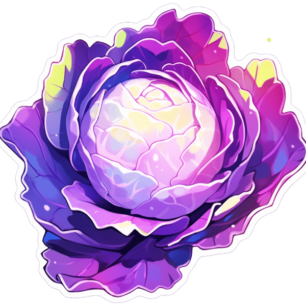 PURPLE ROSE STICKER