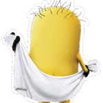 Surprised Patrick Star Sticker