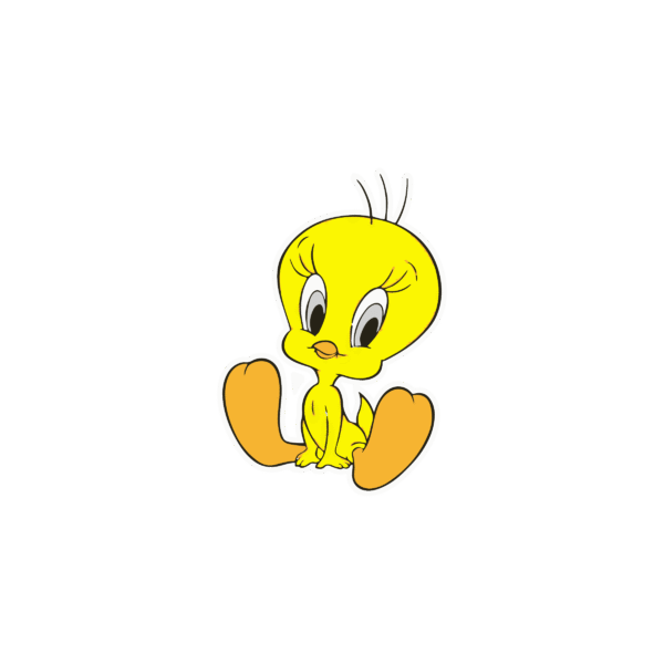 YELLOW TWEETY BIRD STICKER