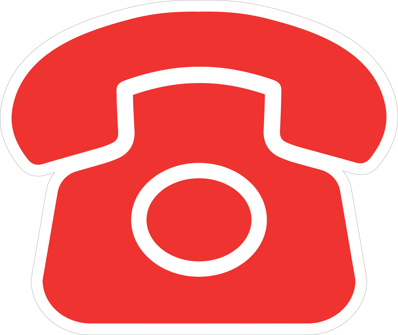100 TELEPHONE STICKER - Image 1
