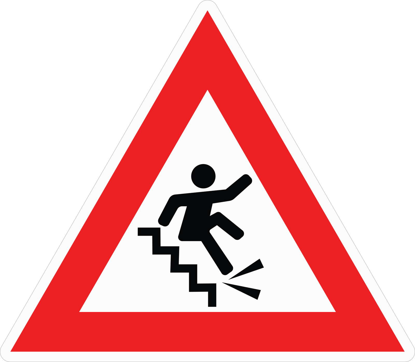 119 RISK FALLING STICKER - Image 1