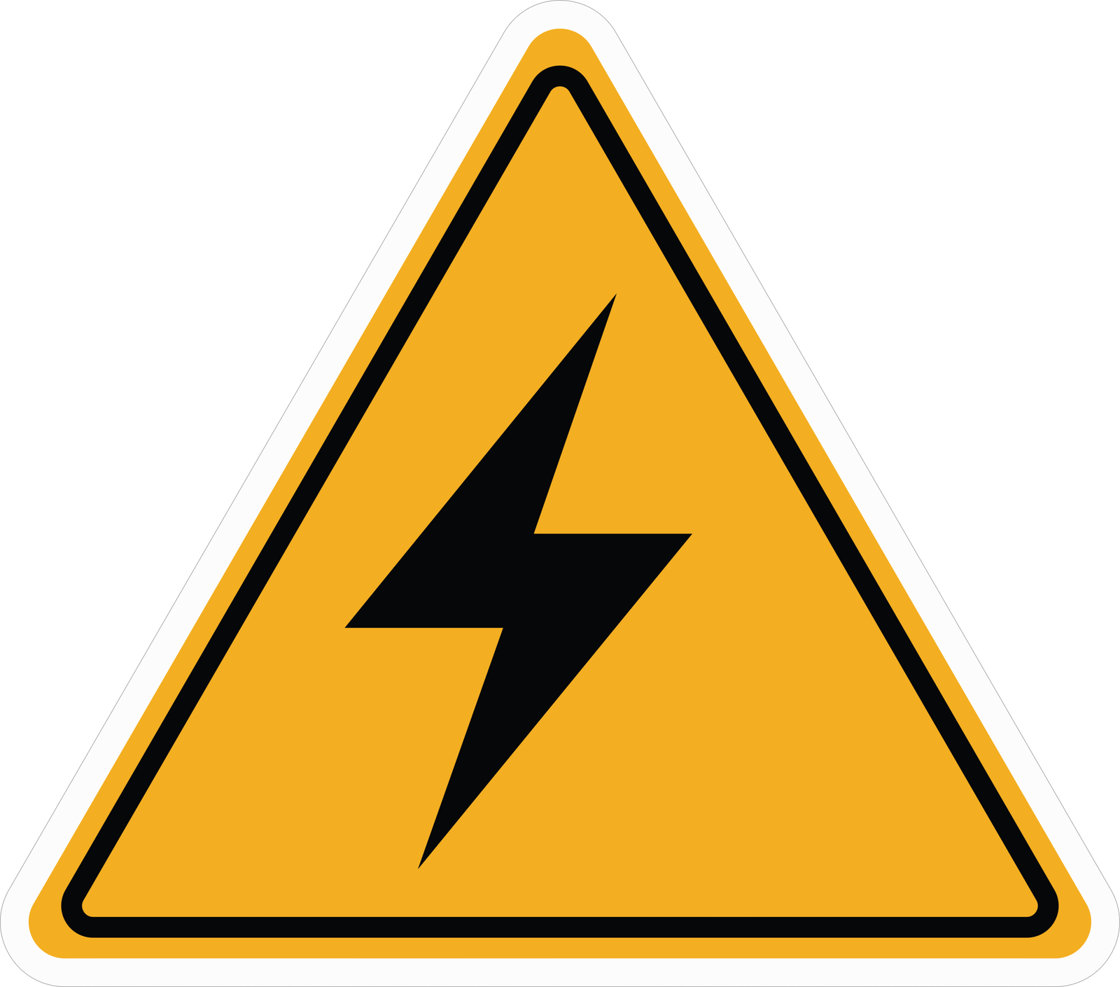 124 HIGH VOLTAGE STICKER - Image 1