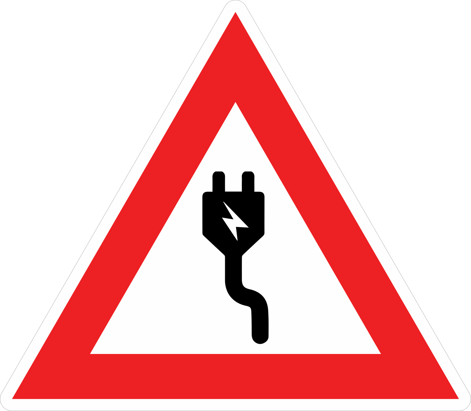 125 HIGH VOLTAGE STICKER - Image 1