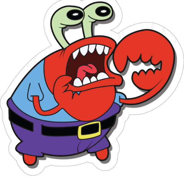 Crabby Sticker