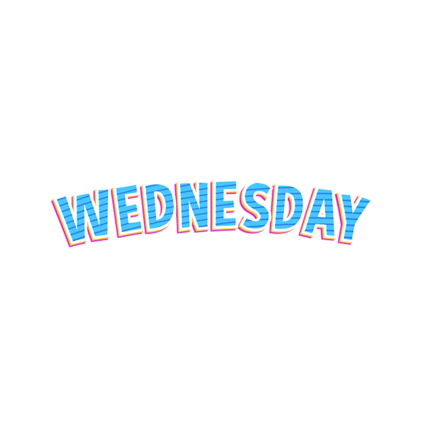 WEDNESDAY STICKER