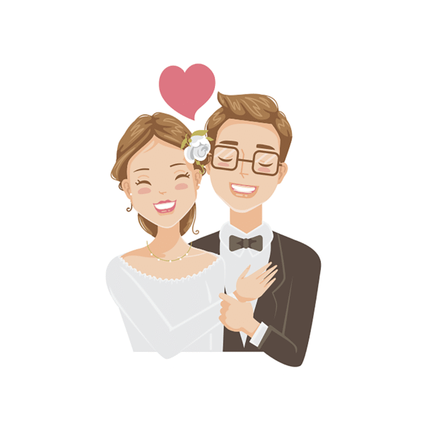 CUTE COUPLE STICKER