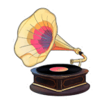GRAMOPHONE STICKER