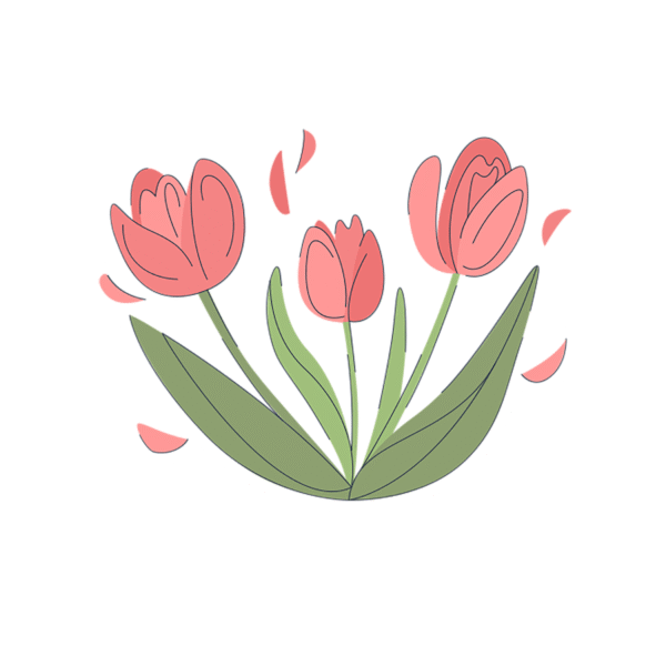 TULIP FLOWER STICKER