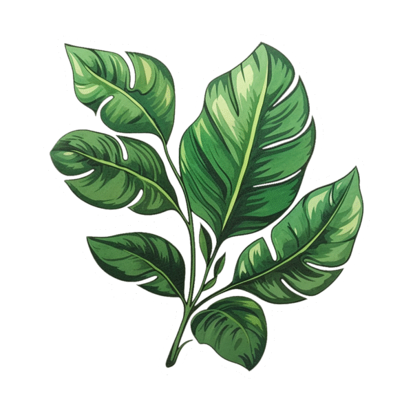LEAF FLOWER STICKER