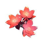 PINK FLORAL STICKER