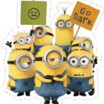 Minions Protest Sticker