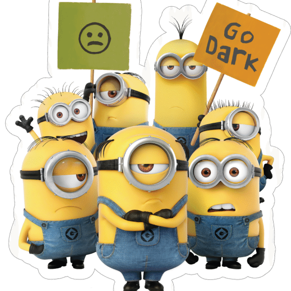 Minions Protest Sticker