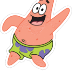 Patrick Star Happy Sticker