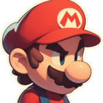 SUPER MARIO STICKER