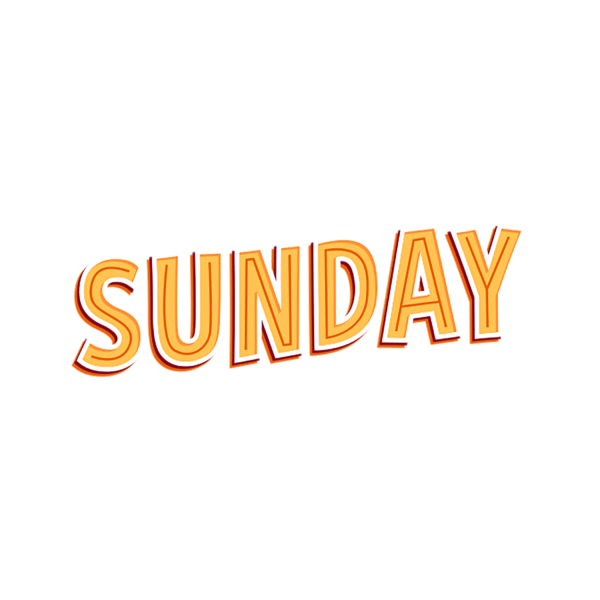 SUNDAY STICKER