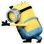 Despicable Me Minion Dab Sticker