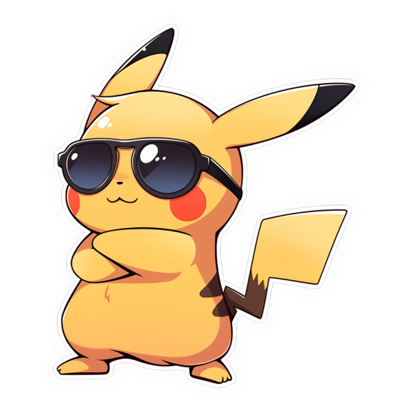 STYLING PIKACHU STICKER