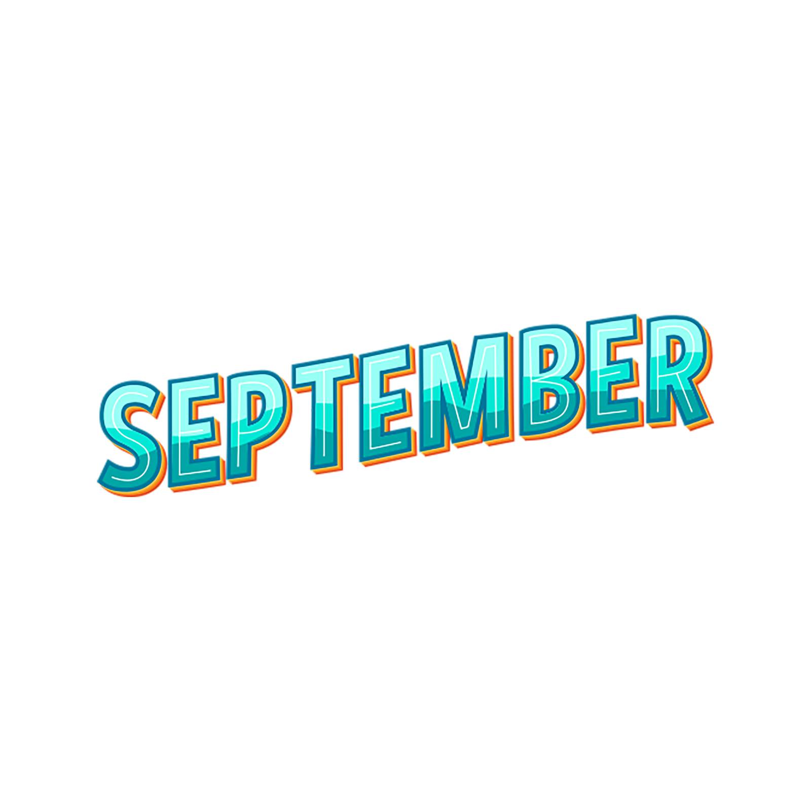 185 SEPTEMBER STICKER - Image 1