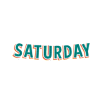 SATURDAY STICKER