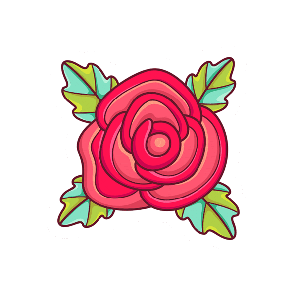 ROSE STICKER