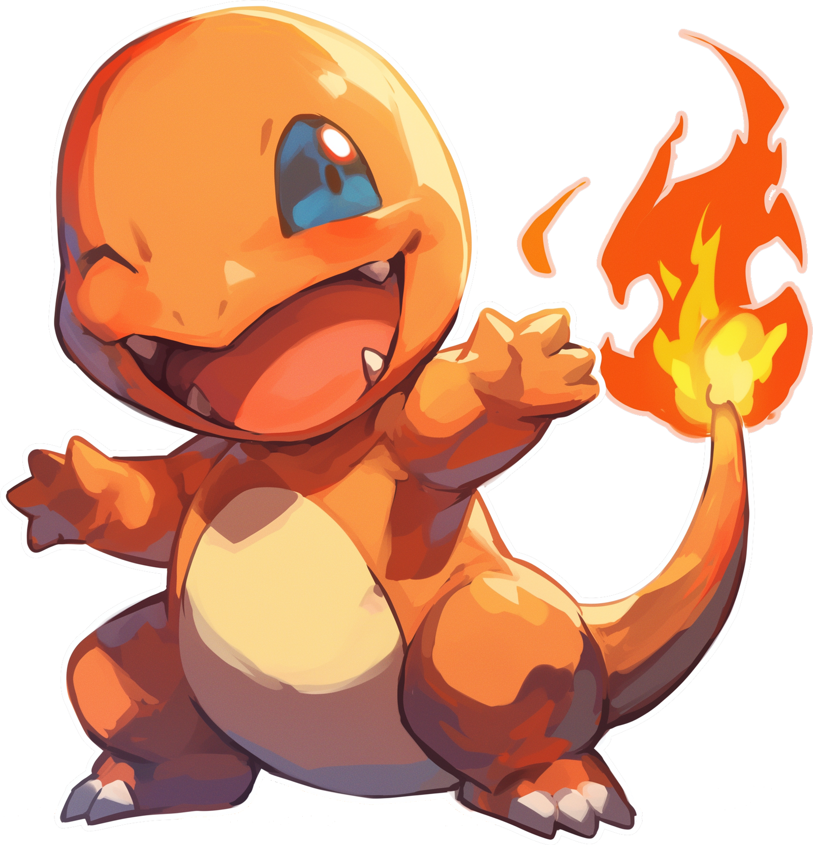 192 BABY ORANGE STICKER - Image 1