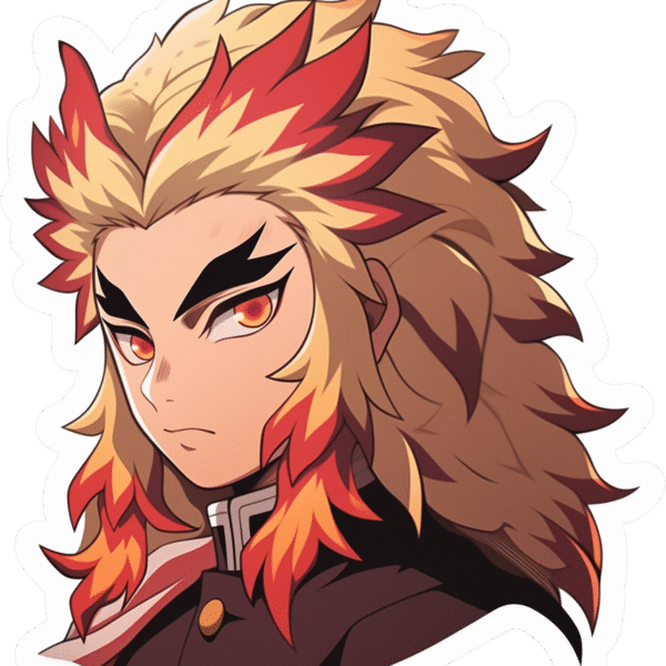 ANIME WARRIOR STICKER