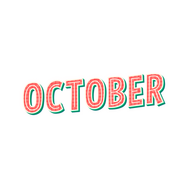 OCTOBER STICKER