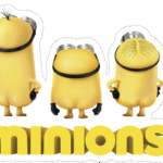 Minions Group Sticker