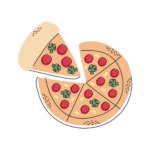 PIZZA STICKER