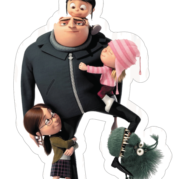 Despicable Me Gru and Family Sticker