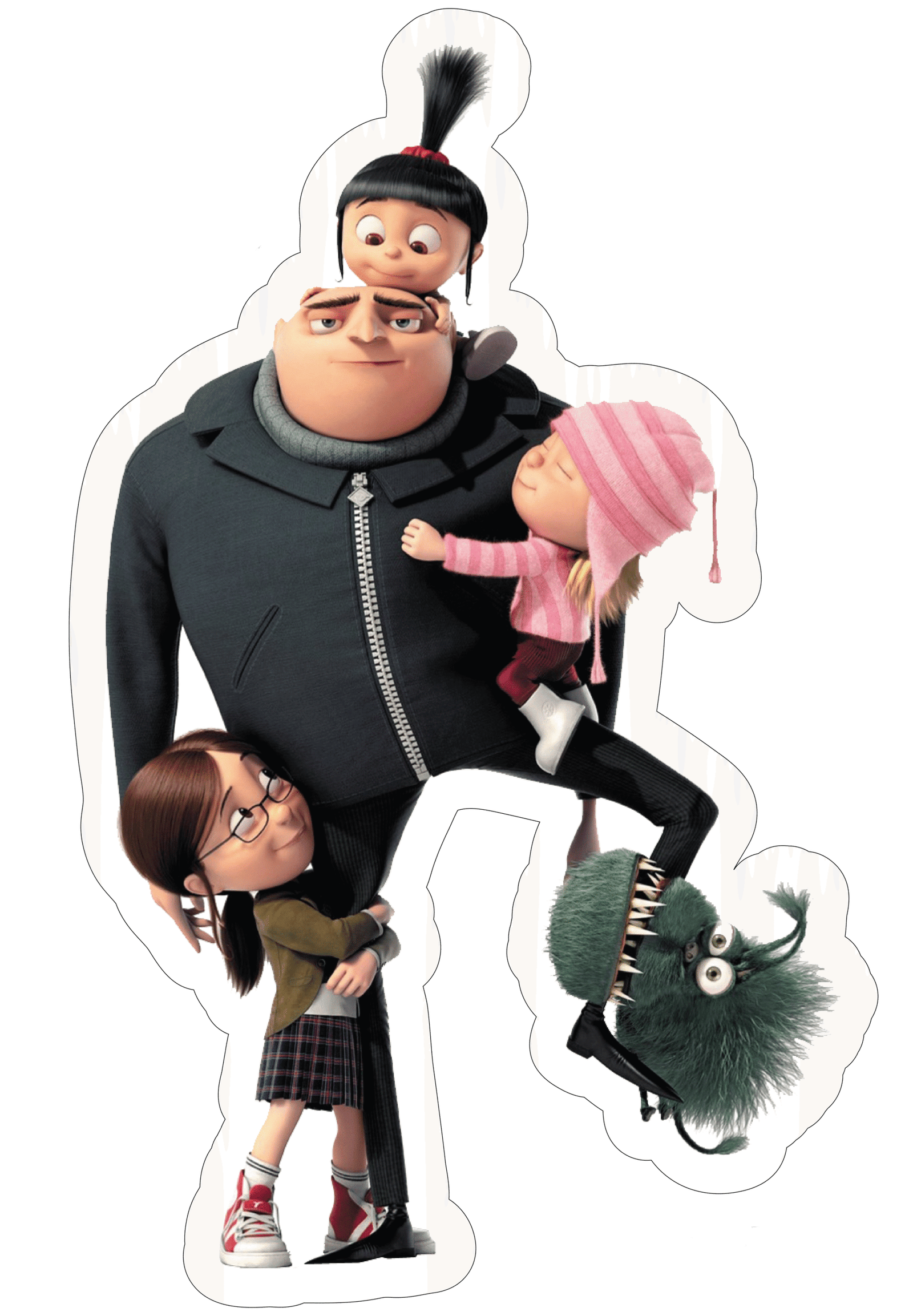 23 Despicable Me Gru and Family Sticker - Image 1