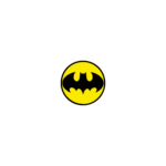 BAT MAN LOGO STICKER
